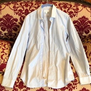 Mens small blue & white dress shirts Calvin Klein